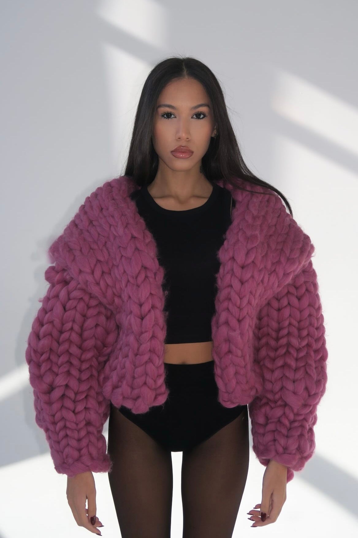 GIANT WOOL CARDIGANT