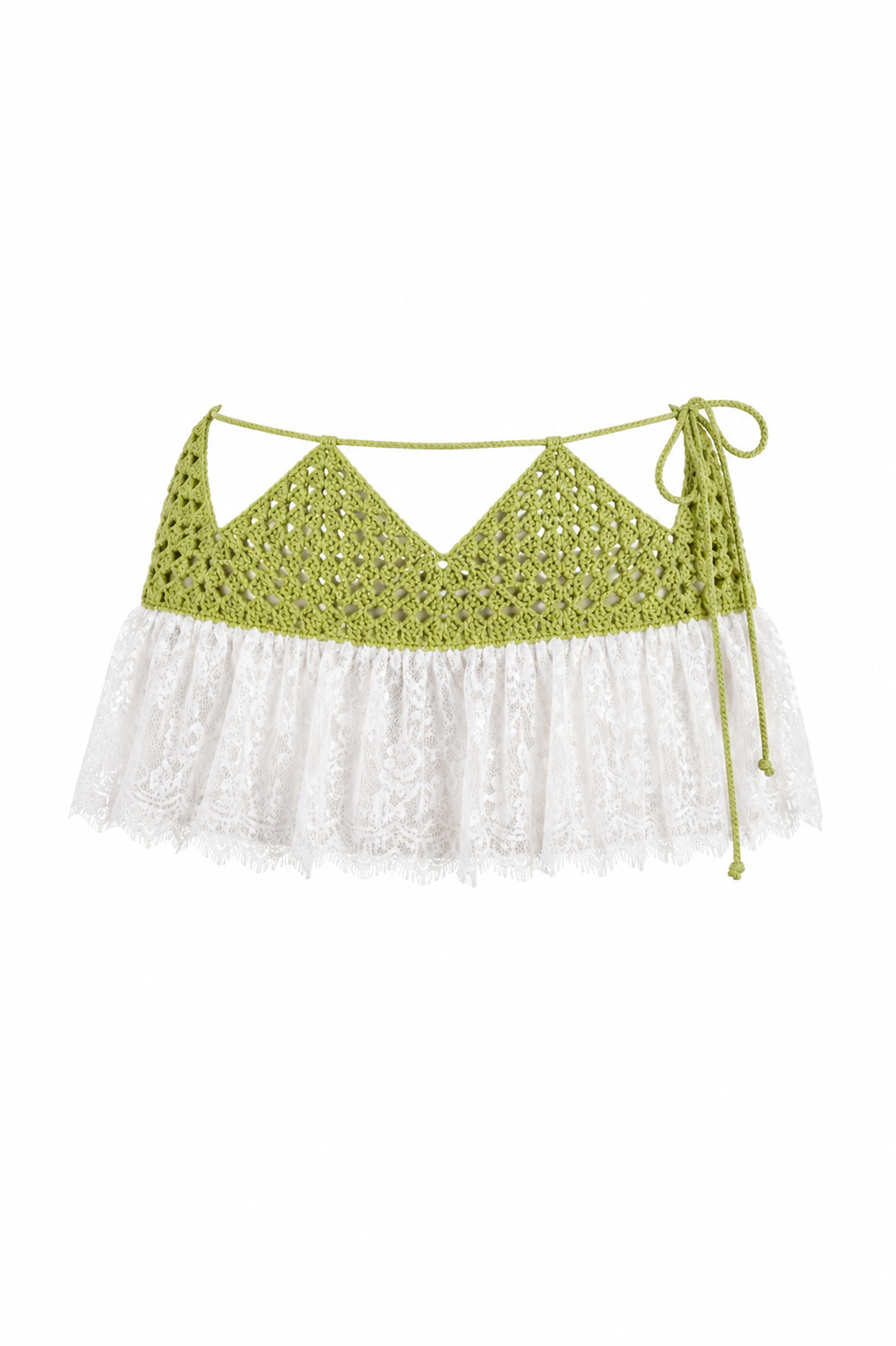 pour matcha on me mini skirt