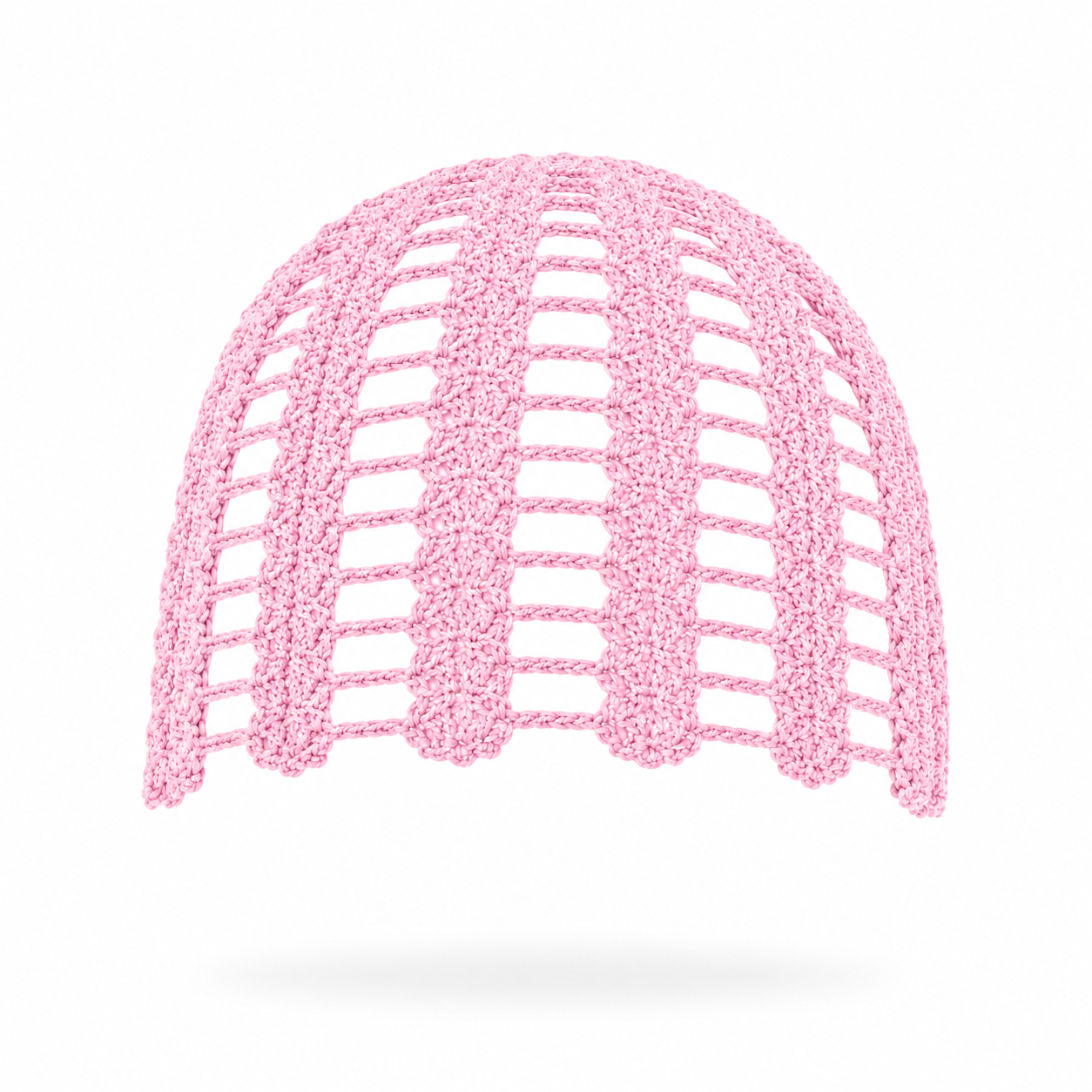 pink headpiece