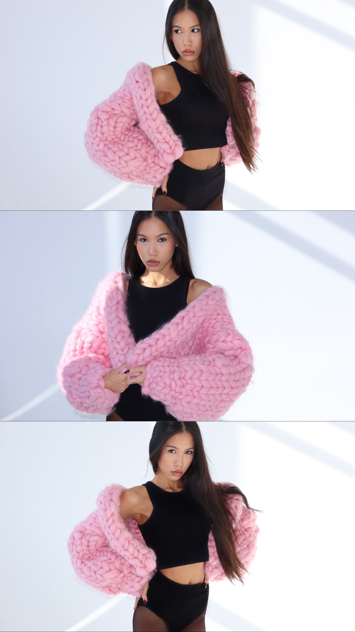 BOXY GIANT WOOL CARDIGAN