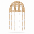 pearl beige headpiece