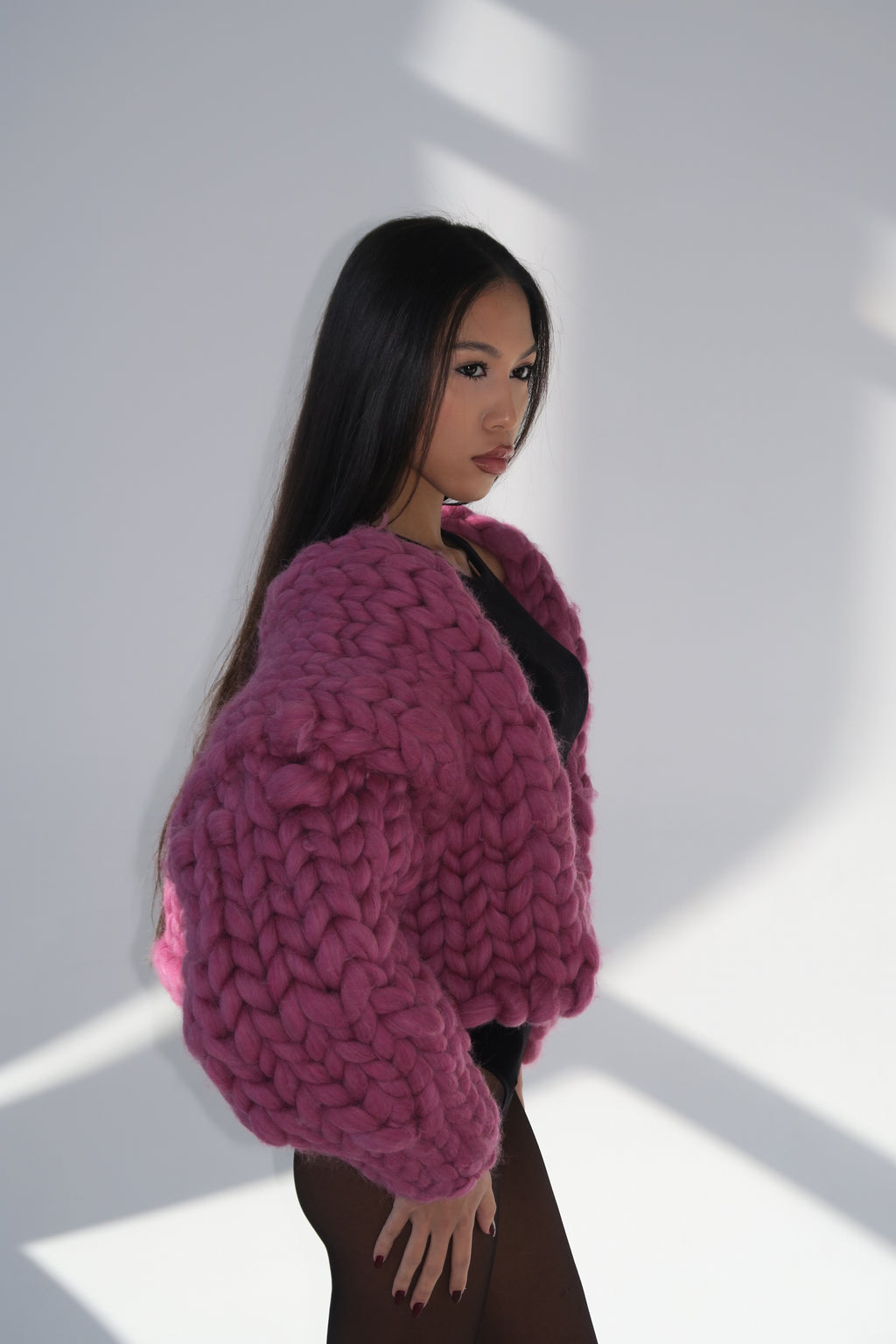 GIANT WOOL CARDIGANT