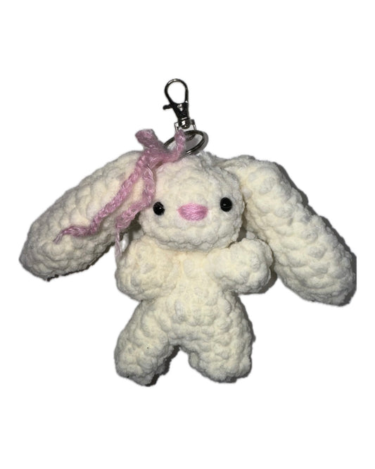 Bonnie ~ mini crochet bunny bag charm