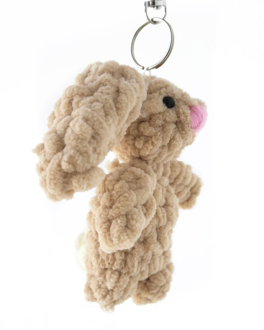 The IT Crochet Bunny Bag Charm