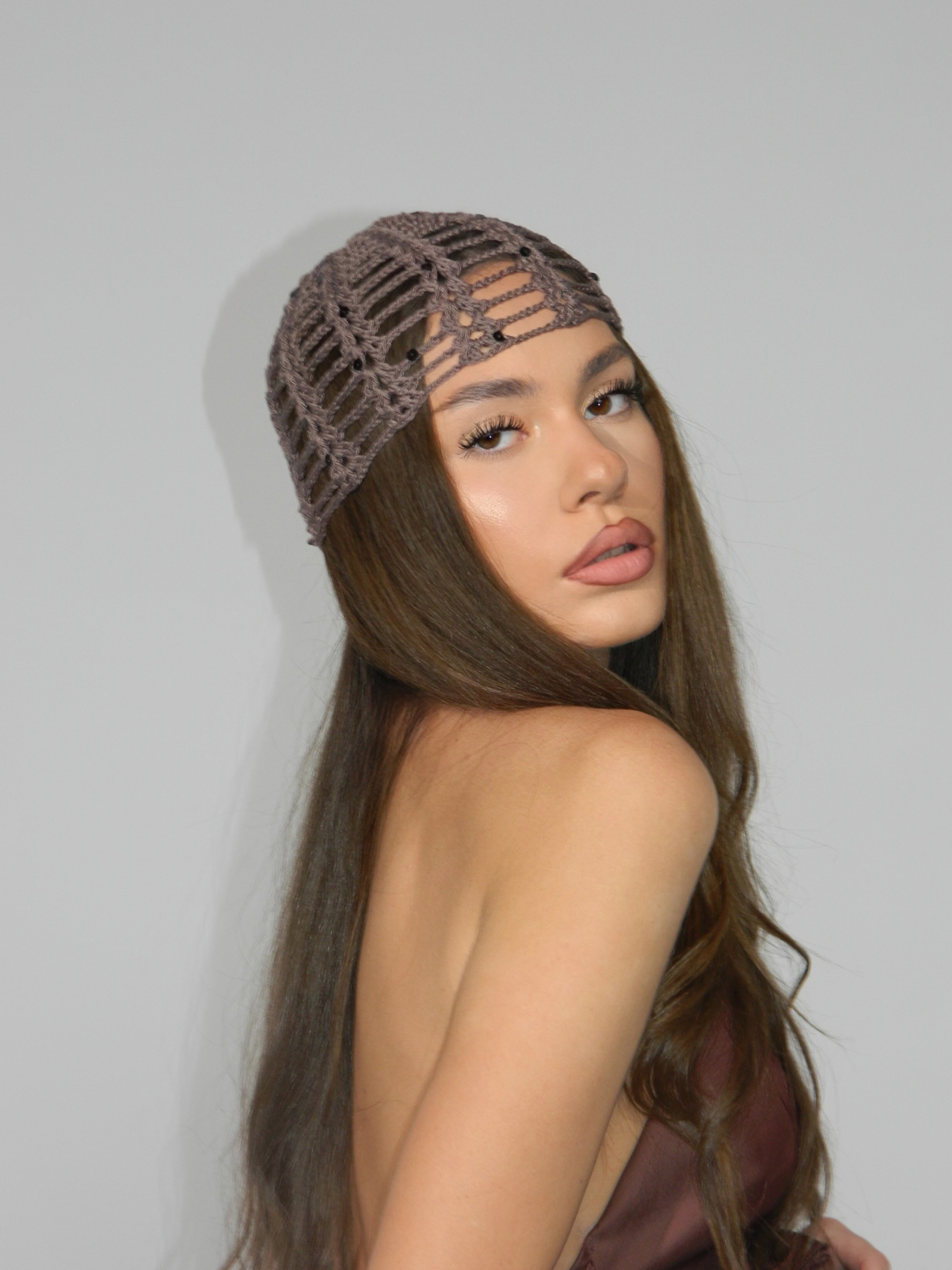 BROWN HEADPIECE